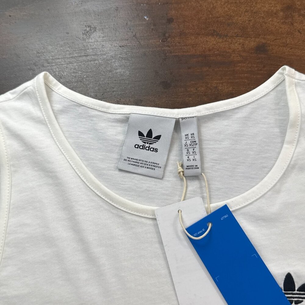 Adidas Essentials Tank Top Men's Sleeveless Shirt White workout training - Picture 4 of 10